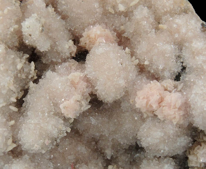 Rhodochrosite and Quartz from Raura District, Cajatambo Province, Peru