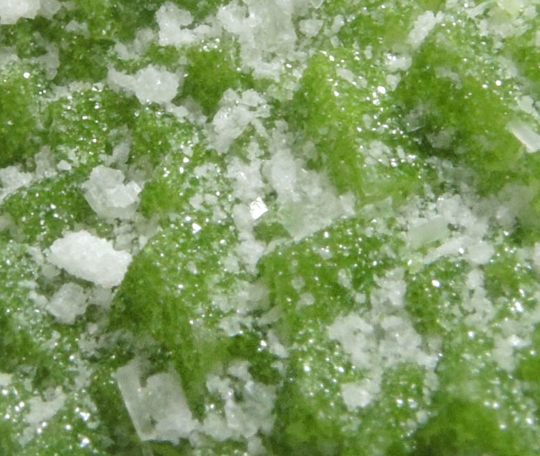 Duftite on Calcite from Tsumeb Mine, Otavi-Bergland District, Oshikoto, Namibia (Type Locality for Duftite)