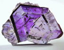 Quartz var. Amethyst (zoned crystal slice) from Hyderabad, Andhra Pradesh, India