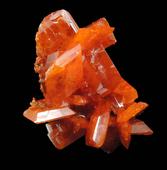 Wulfenite from Red Cloud Mine, Silver District, La Paz County, Arizona