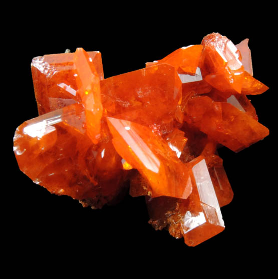 Wulfenite from Red Cloud Mine, Silver District, La Paz County, Arizona