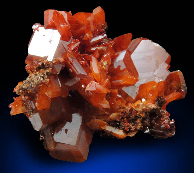 Wulfenite from Red Cloud Mine, Silver District, La Paz County, Arizona