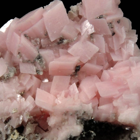 Rhodochrosite with Pyrite from Silverton District, San Juan County, Colorado