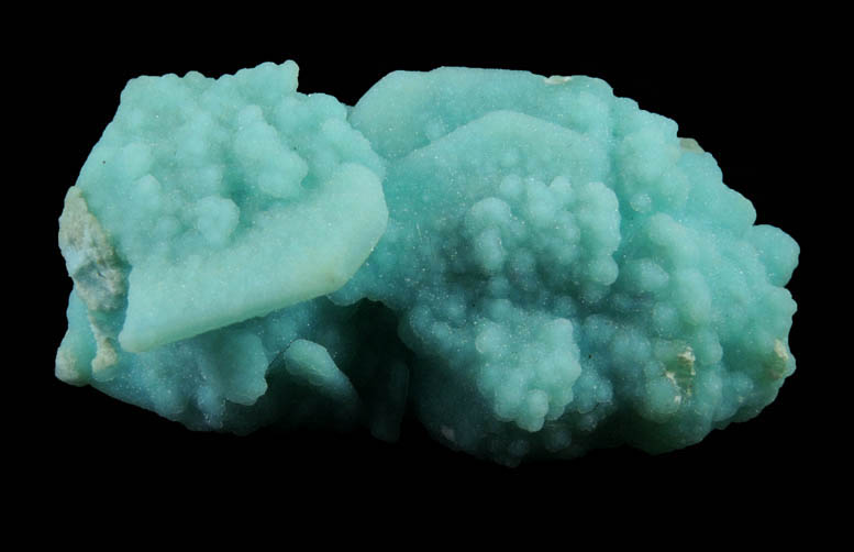 Chrysocolla pseudomorphs after Azurite from Inspiration Mine, Globe-Miami District, Gila County, Arizona