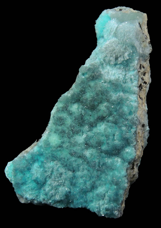 Aurichalcite on Hemimorphite from 79 Mine, Banner District, near Hayden, Gila County, Arizona