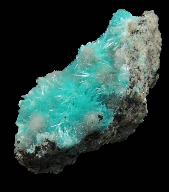 Aurichalcite and Hemimorphite from 79 Mine, Banner District, near Hayden, Gila County, Arizona