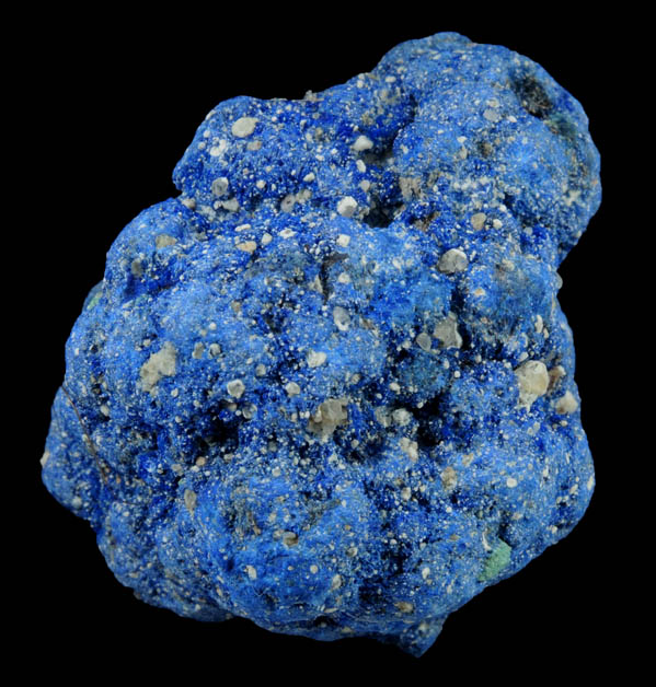 Azurite nodule from Blueball Mine, Globe-Miami District, Gila County, Arizona