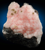 Rhodochrosite on Sphalerite from Remedios Mine, Taxco, Guerrero, Mexico