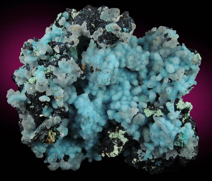 Chrysocolla from Oro Grande, Otero County, New Mexico