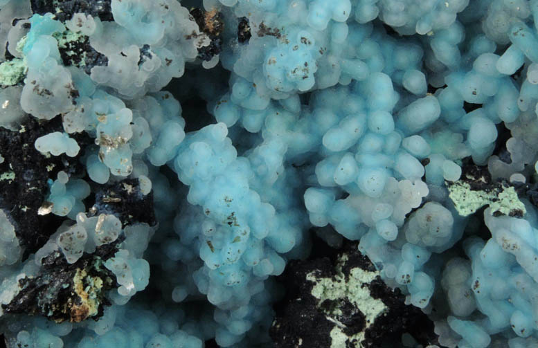 Chrysocolla from Oro Grande, Otero County, New Mexico