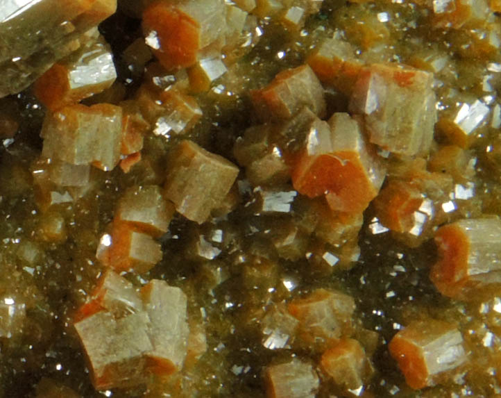 Vanadinite from Puzzler Mine, Castle Dome District, 58 km northeast of Yuma, Yuma County, Arizona