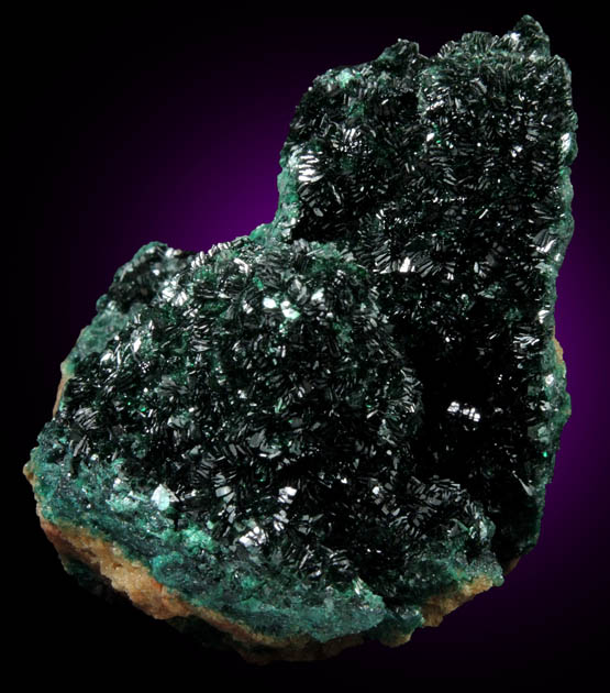 Malachite from Musonoi Mine, Kolwezi District, Katanga Copperbelt, Lualaba Province, Democratic Republic of the Congo