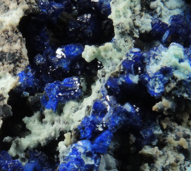 Azurite with Tenorite from Graphic Mine, Magdalena District, Socorro County, New Mexico