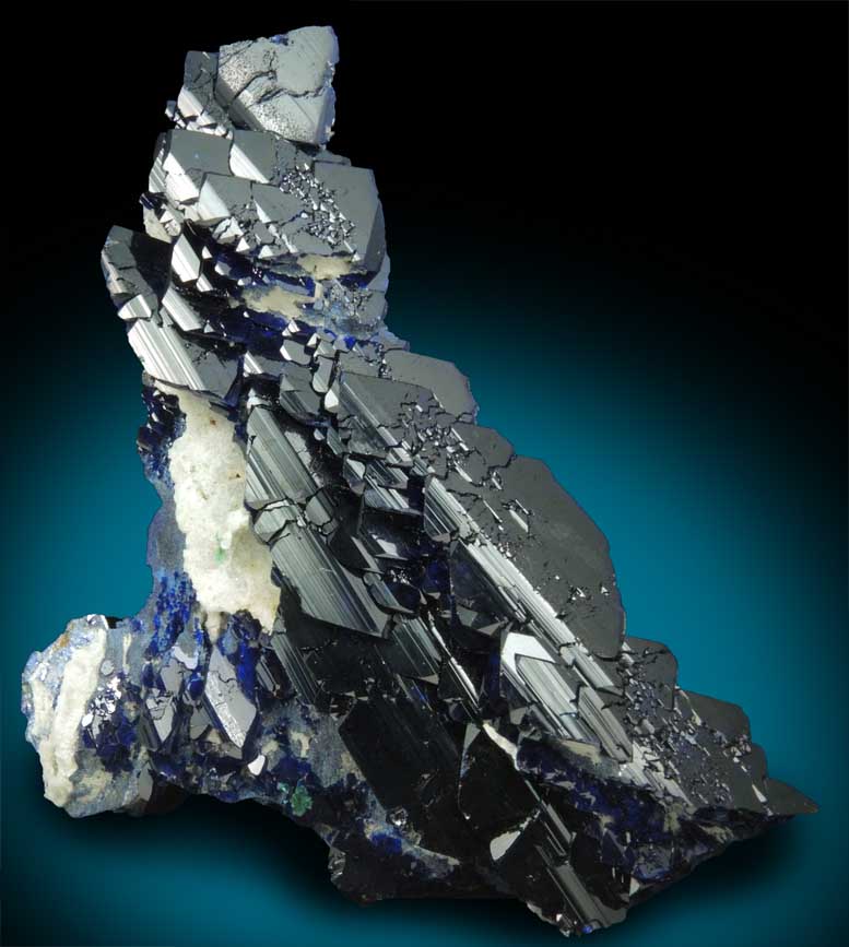 Azurite from Tsumeb Mine, Otavi-Bergland District, Oshikoto, Namibia