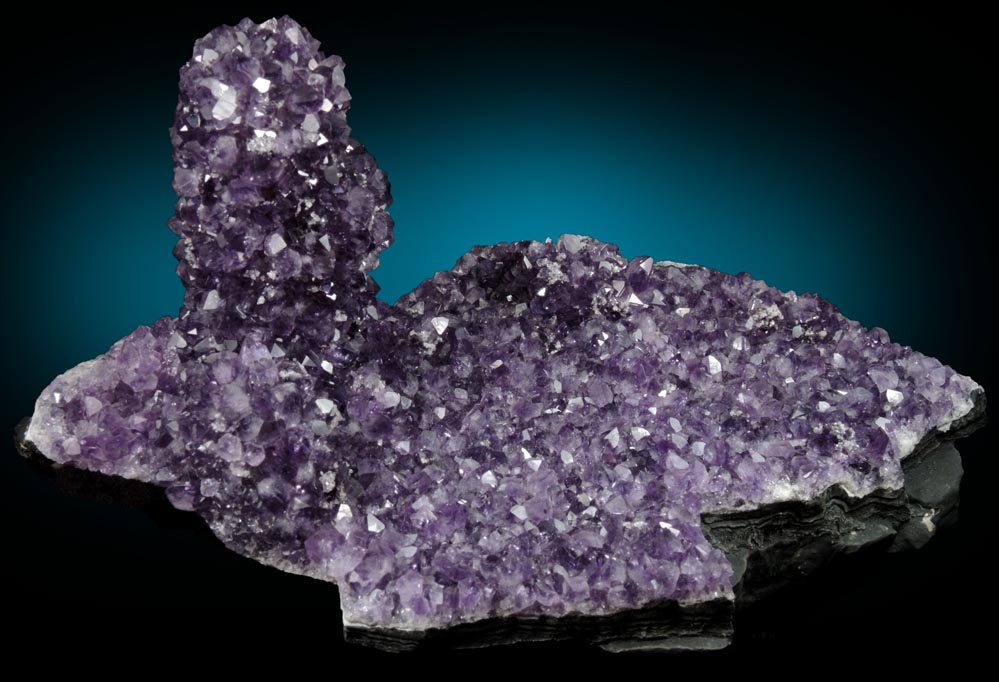 Quartz var. Amethyst Quartz with stalactitic formation from Alto Uruguai, Rio Grande do Sul, Brazil