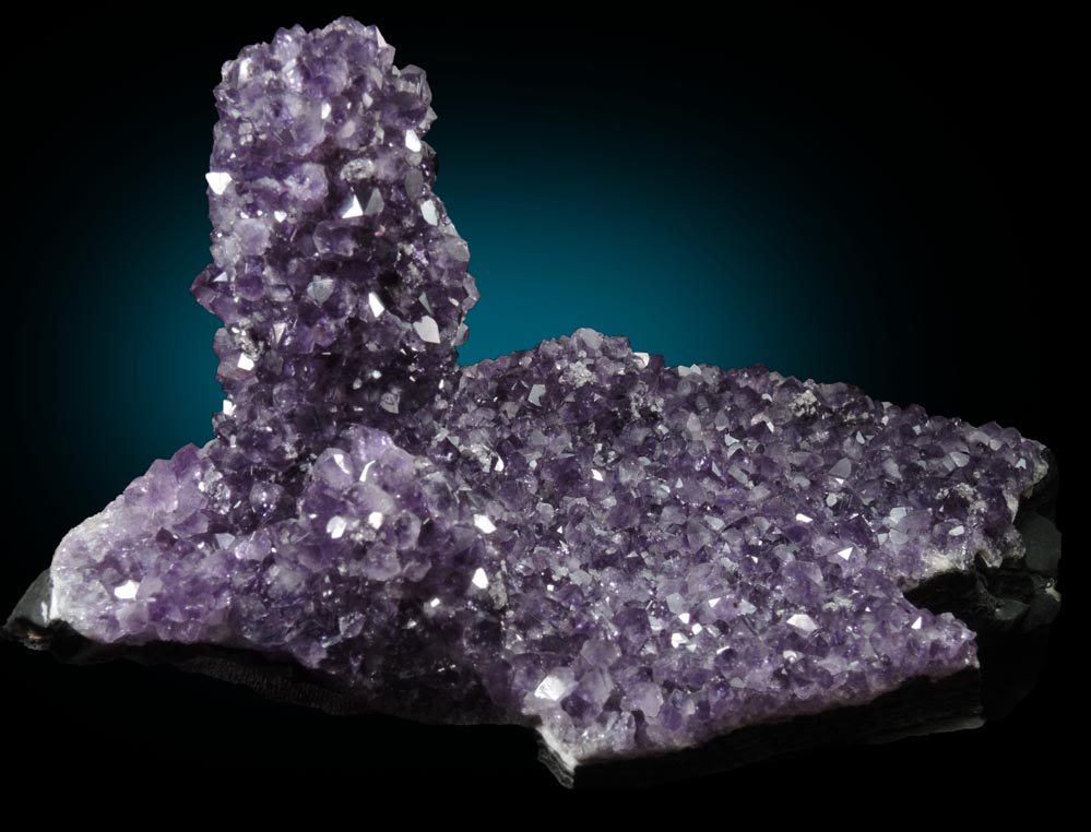 Quartz var. Amethyst Quartz with stalactitic formation from Alto Uruguai, Rio Grande do Sul, Brazil