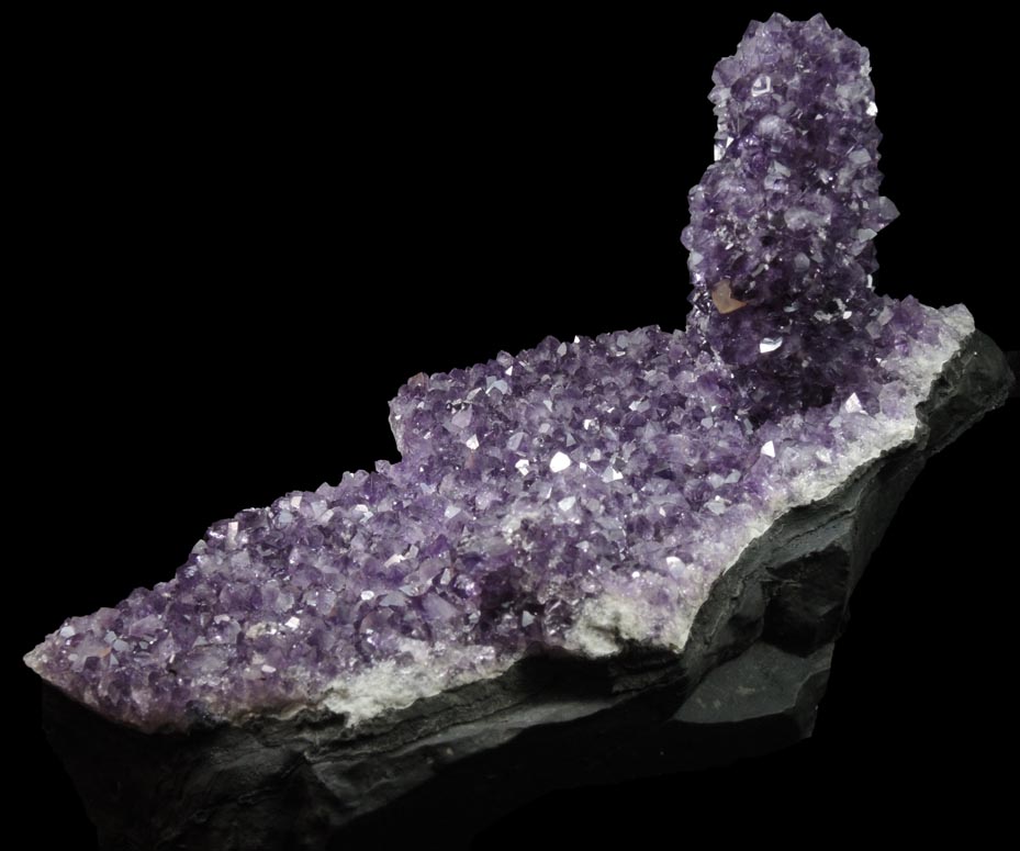 Quartz var. Amethyst Quartz with stalactitic formation from Alto Uruguai, Rio Grande do Sul, Brazil