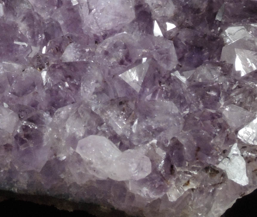 Quartz var. Amethyst Quartz with Goethite inclusions from Soledad, Rio Grande do Sul, Brazil