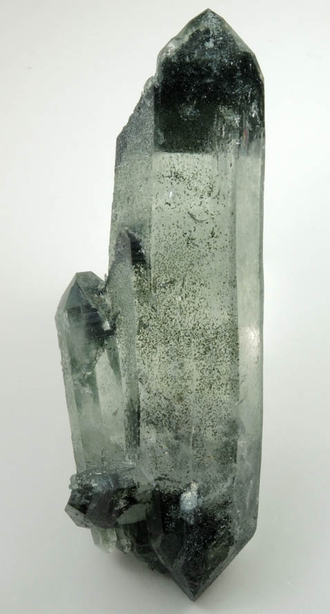 Quartz with Chlorite inclusions (phantom-growth zoning) from Mont Blanc, Chamonix, Haute-Savoie, France