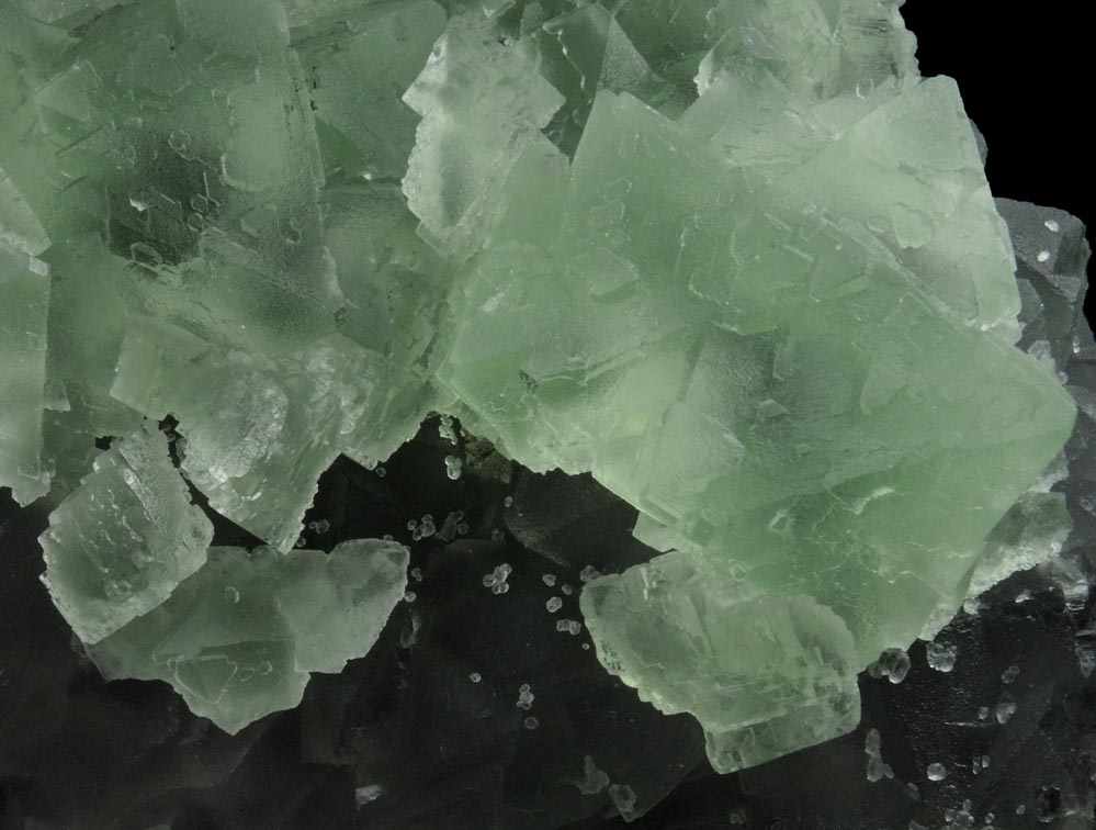 Fluorite on Fluorite from Xianghualing Mine, 32 km north of Linwu, Hunan Province, China