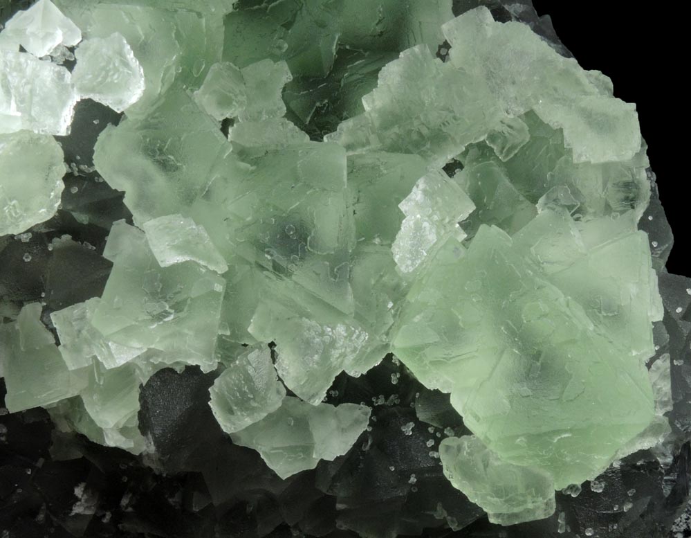 Fluorite on Fluorite from Xianghualing Mine, 32 km north of Linwu, Hunan Province, China