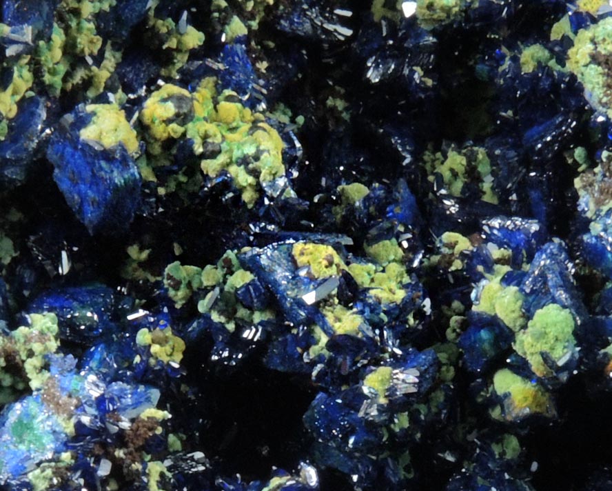 Azurite with Malachite from Concepcin del Oro, Zacatecas, Mexico