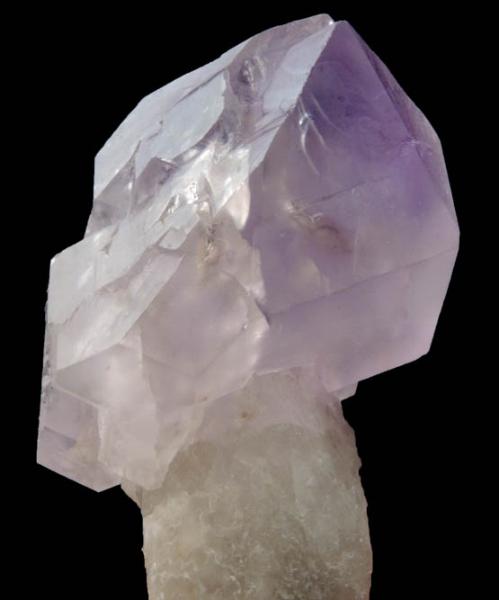 Quartz var. Amethyst Quartz scepter-shaped crystal from Diamond Hill, Ashaway, south of Hopkinton, Washington County, Rhode Island