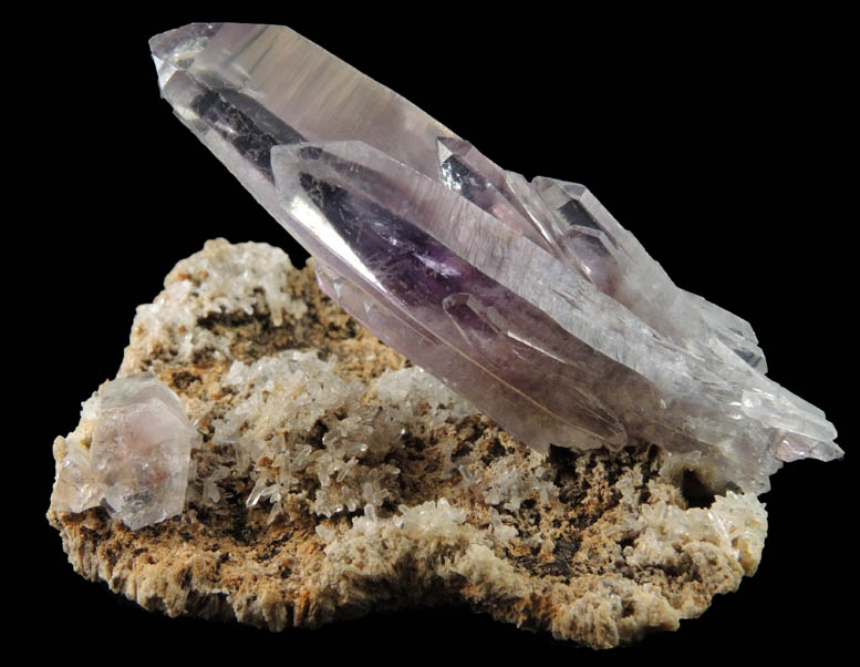 Quartz var. Amethyst Quartz from Amatitln, Guerrero, Mexico