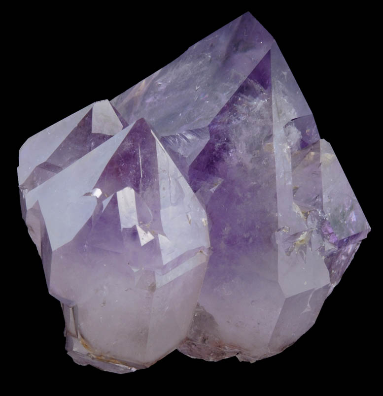 Quartz var. Amethyst Quartz from Jackson's Crossroads, 46.5 km east of Athens, Wilkes County, Georgia