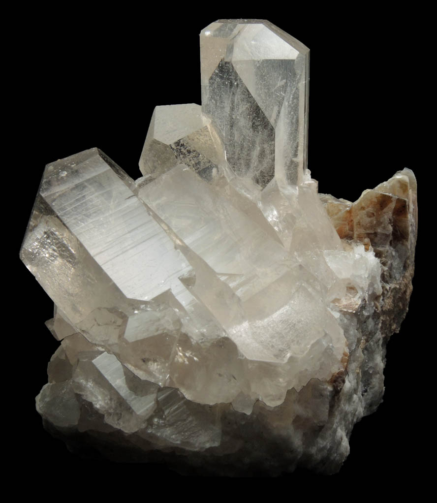 Topaz on Quartz with Muscovite from Mogok District, 115 km NNE of Mandalay, Mandalay Division, Myanmar (Burma)