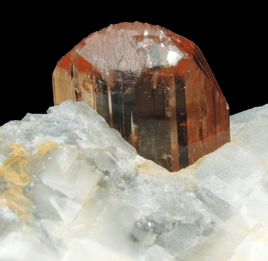 Topaz in marble from Katlang, Mardan District, Khyber Pakhtunkhwa, Pakistan