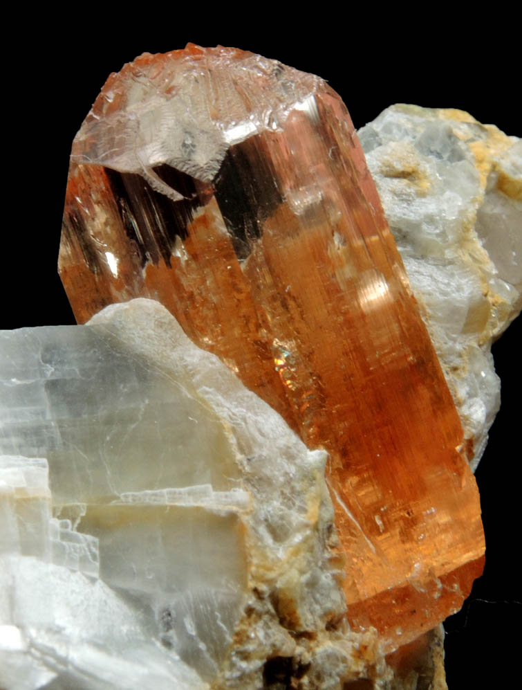 Topaz in marble from Katlang, Mardan District, Khyber Pakhtunkhwa, Pakistan