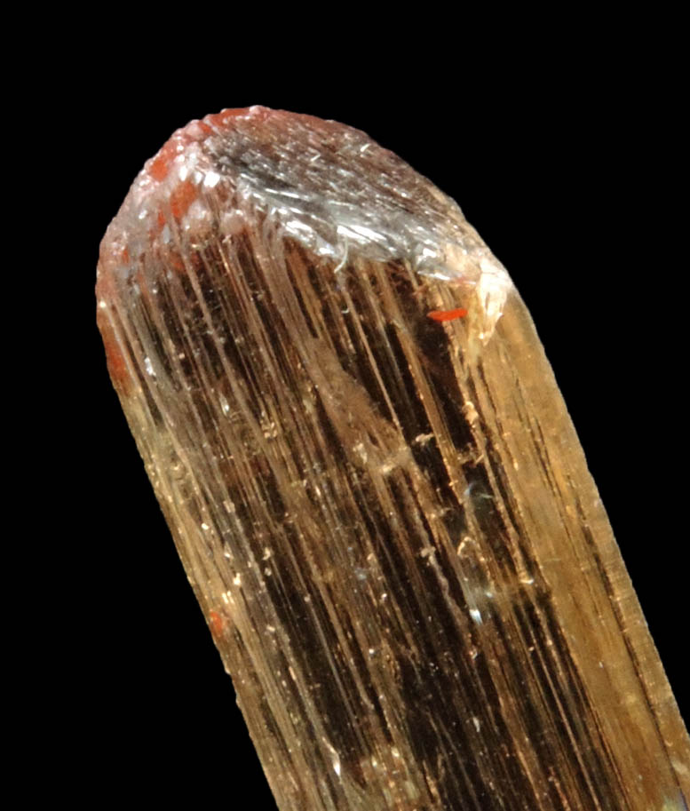 Topaz var. Imperial Topaz from Ouro Preto, Minas Gerais, Brazil