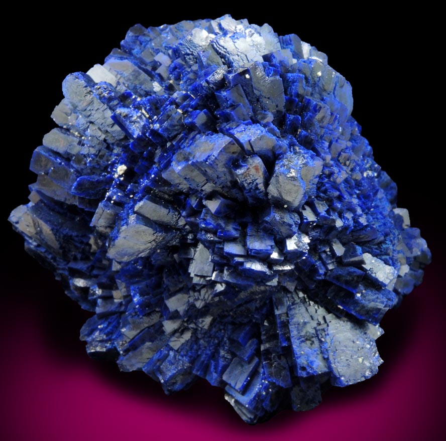 Azurite from Shilu Mine, Yangchun, Guandong, China