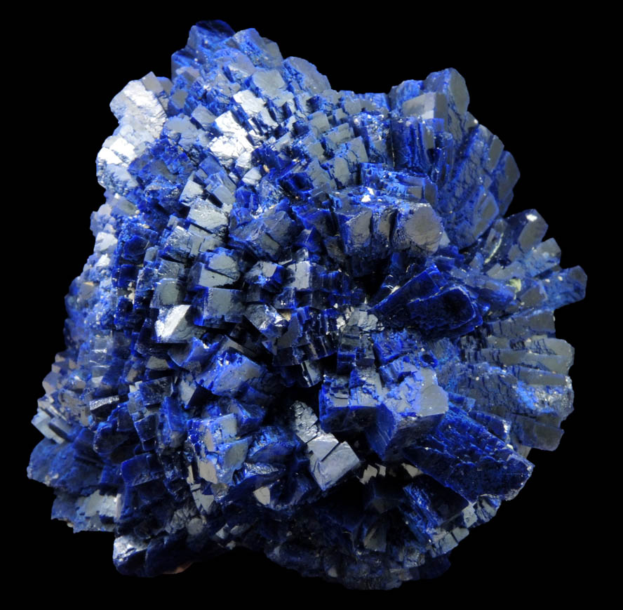 Azurite from Shilu Mine, Yangchun, Guandong, China