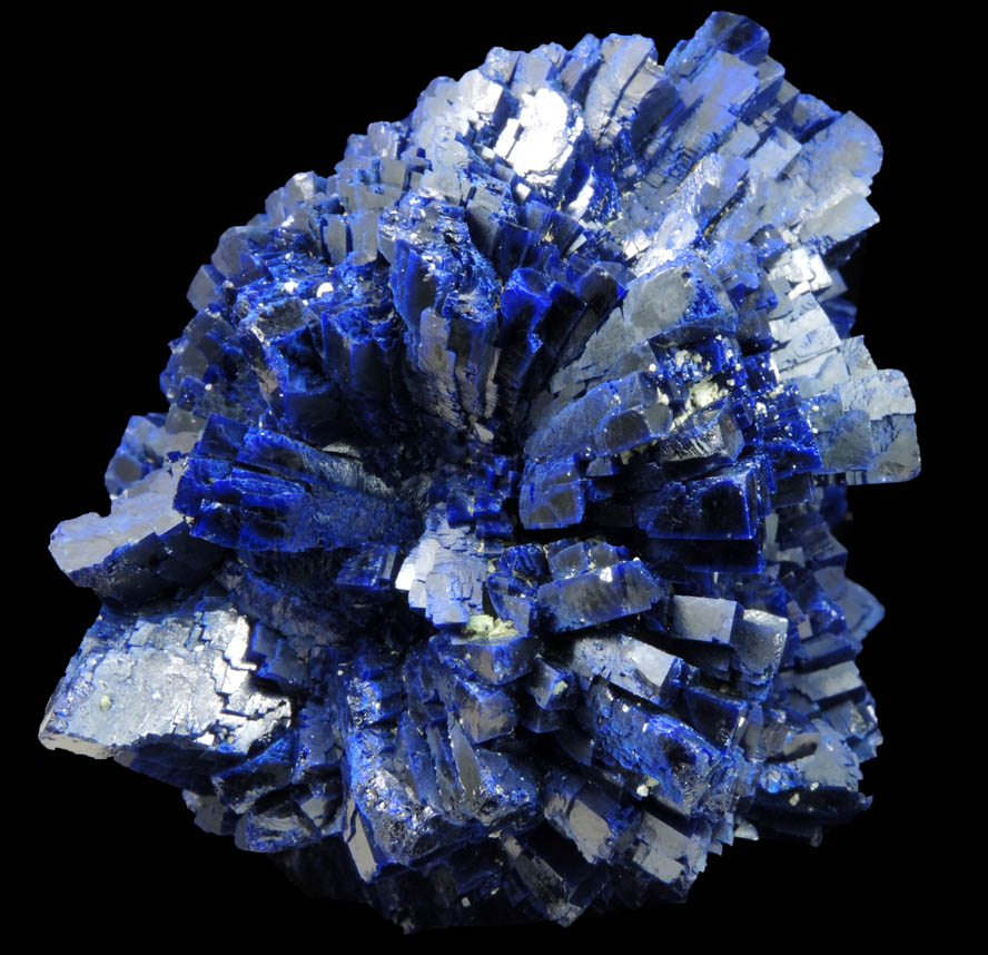 Azurite from Shilu Mine, Yangchun, Guandong, China