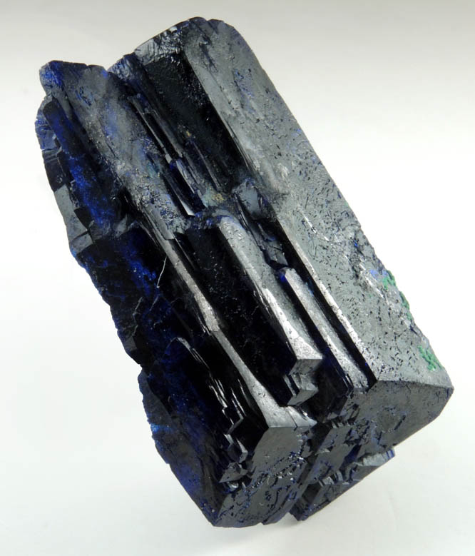 Azurite (floater crystal) from Kerrouchene, Middle Atlas Mountains, Khnifra Province, Morocco