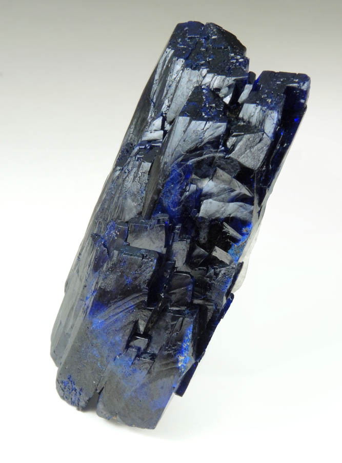 Azurite (floater crystal) from Kerrouchene, Middle Atlas Mountains, Khnifra Province, Morocco