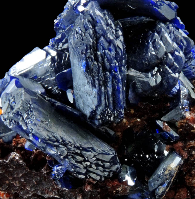 Azurite from (Rajos de California Mine), Copiap, Atacama Region, Chile