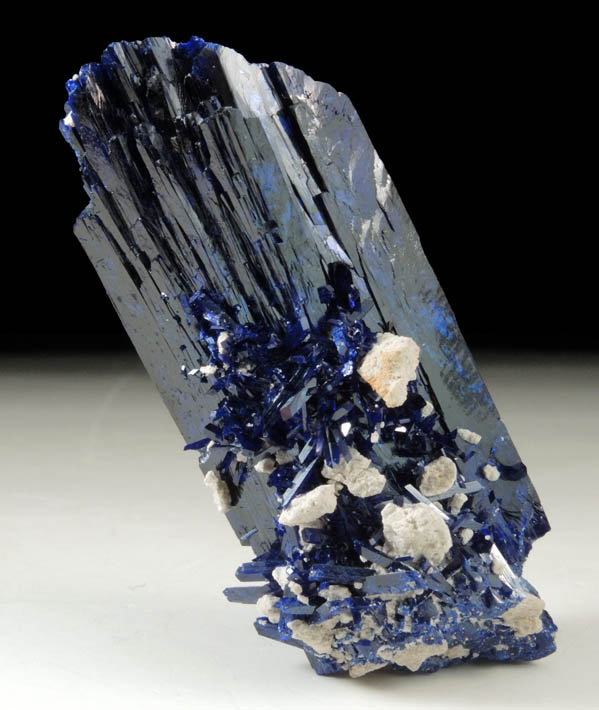 Azurite from Kerrouchene, Middle Atlas Mountains, Khnifra Province, Morocco