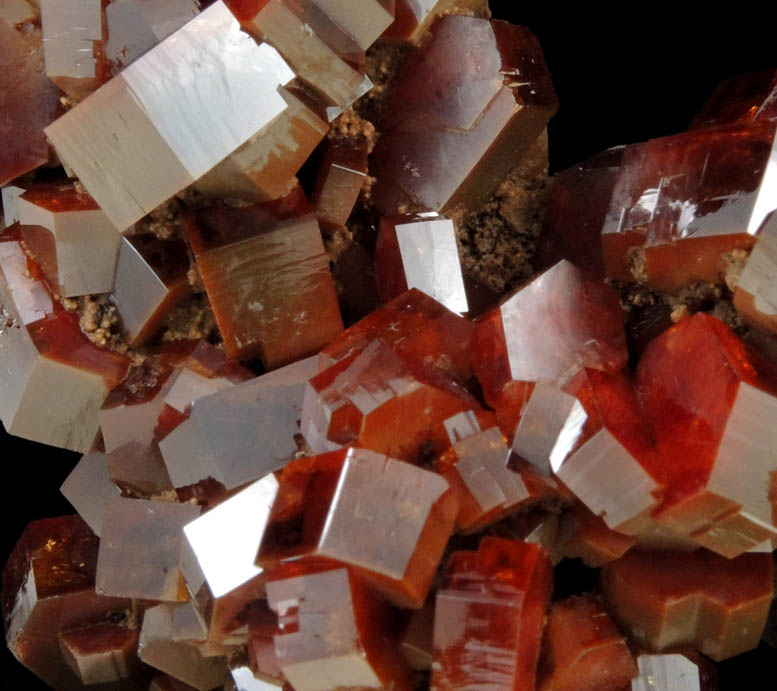 Vanadinite from Mibladen, Haute Moulouya Basin, Zeida-Aouli-Mibladen belt, Midelt Province, Morocco