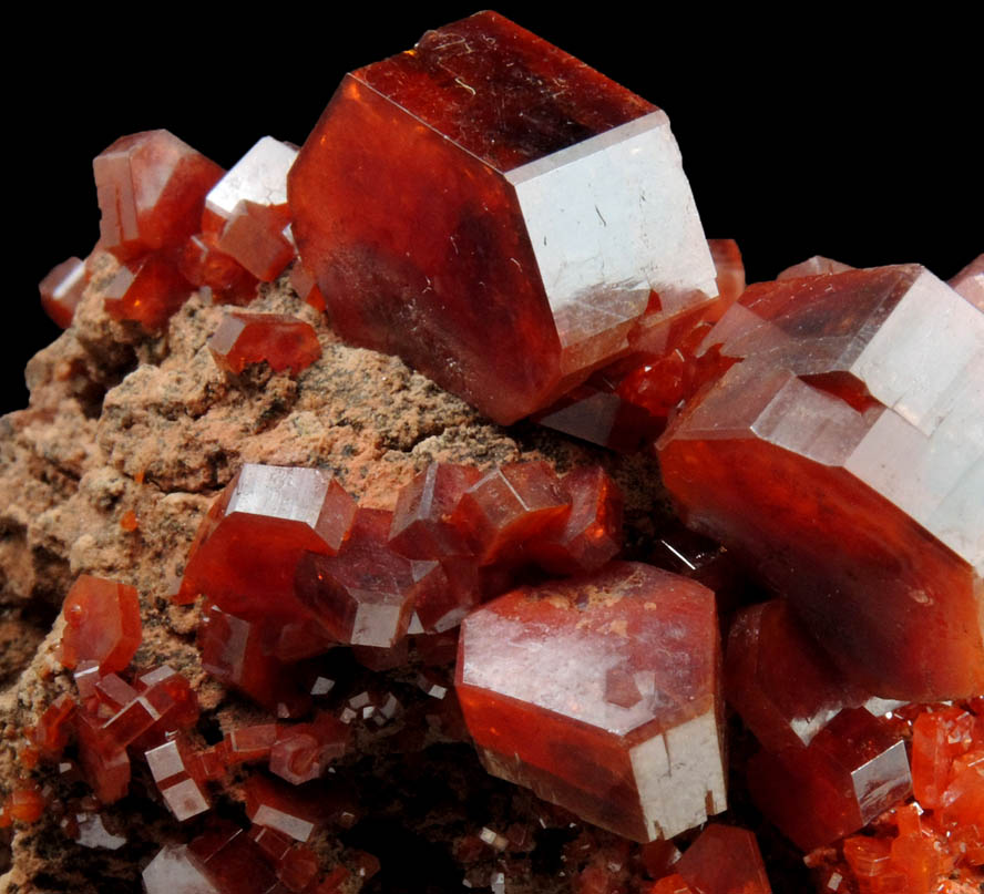 Vanadinite from Mibladen, Haute Moulouya Basin, Zeida-Aouli-Mibladen belt, Midelt Province, Morocco