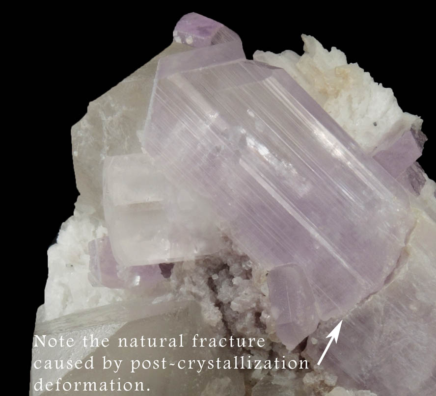 Spodumene var. Kunzite with Beryl, Quartz, Lepidolite and Elbaite Tourmaline from Laghman Province, Afghanistan