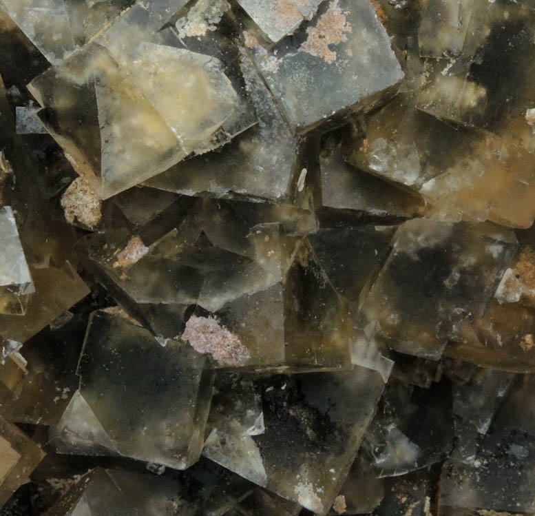 Fluorite (bi-colored zoned crystals) from Okorusu Mine, 46.5 km north of Otjiwarongo, Otjozondjupa, Namibia