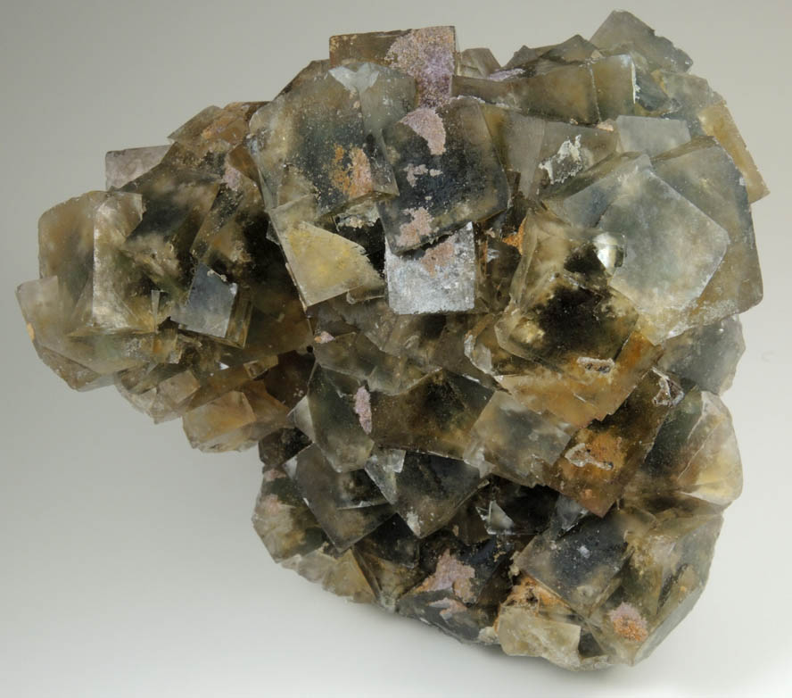 Fluorite (bi-colored zoned crystals) from Okorusu Mine, 46.5 km north of Otjiwarongo, Otjozondjupa, Namibia