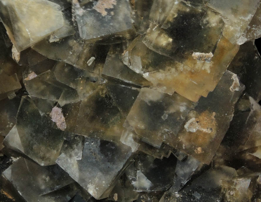 Fluorite (bi-colored zoned crystals) from Okorusu Mine, 46.5 km north of Otjiwarongo, Otjozondjupa, Namibia