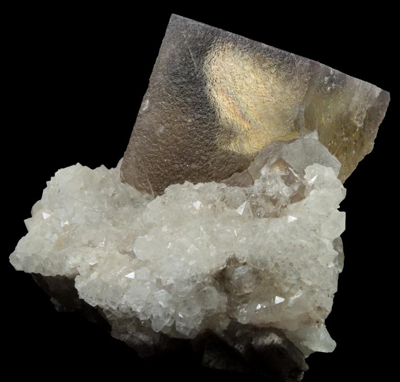 Fluorite on Quartz from Weardale, County Durham, England