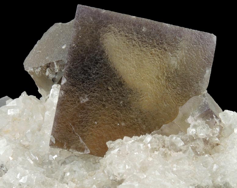 Fluorite on Quartz from Weardale, County Durham, England