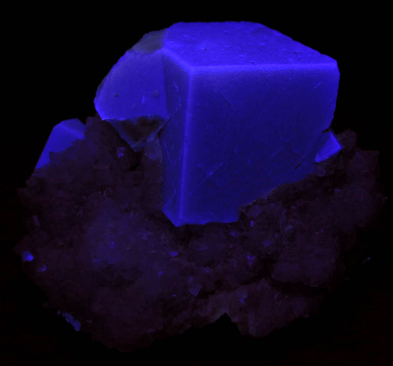 Fluorite on Quartz from Weardale, County Durham, England