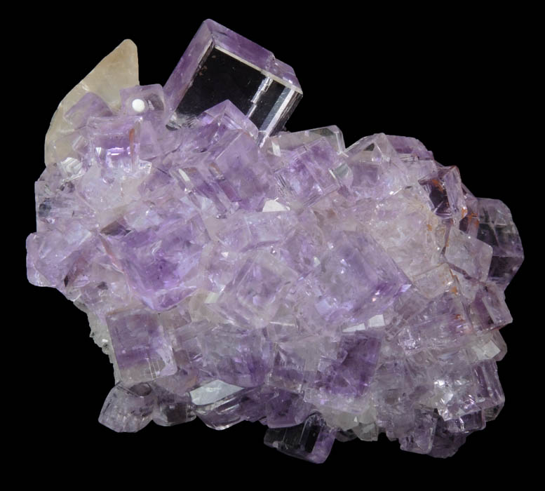 Fluorite plus Calcite from Berbes Mine, near Ribadesella, Oviedo, Spain